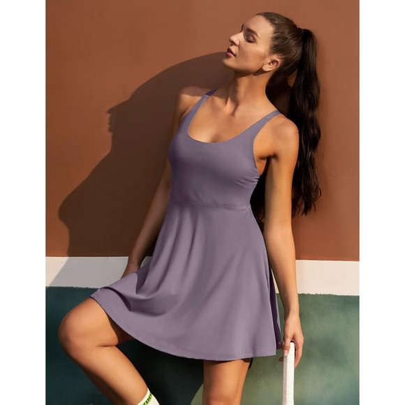 Toreel Tennis Dress Shorts Underneath, Golf Workout Dress Pockets Exercise Small - Picture 2 of 10